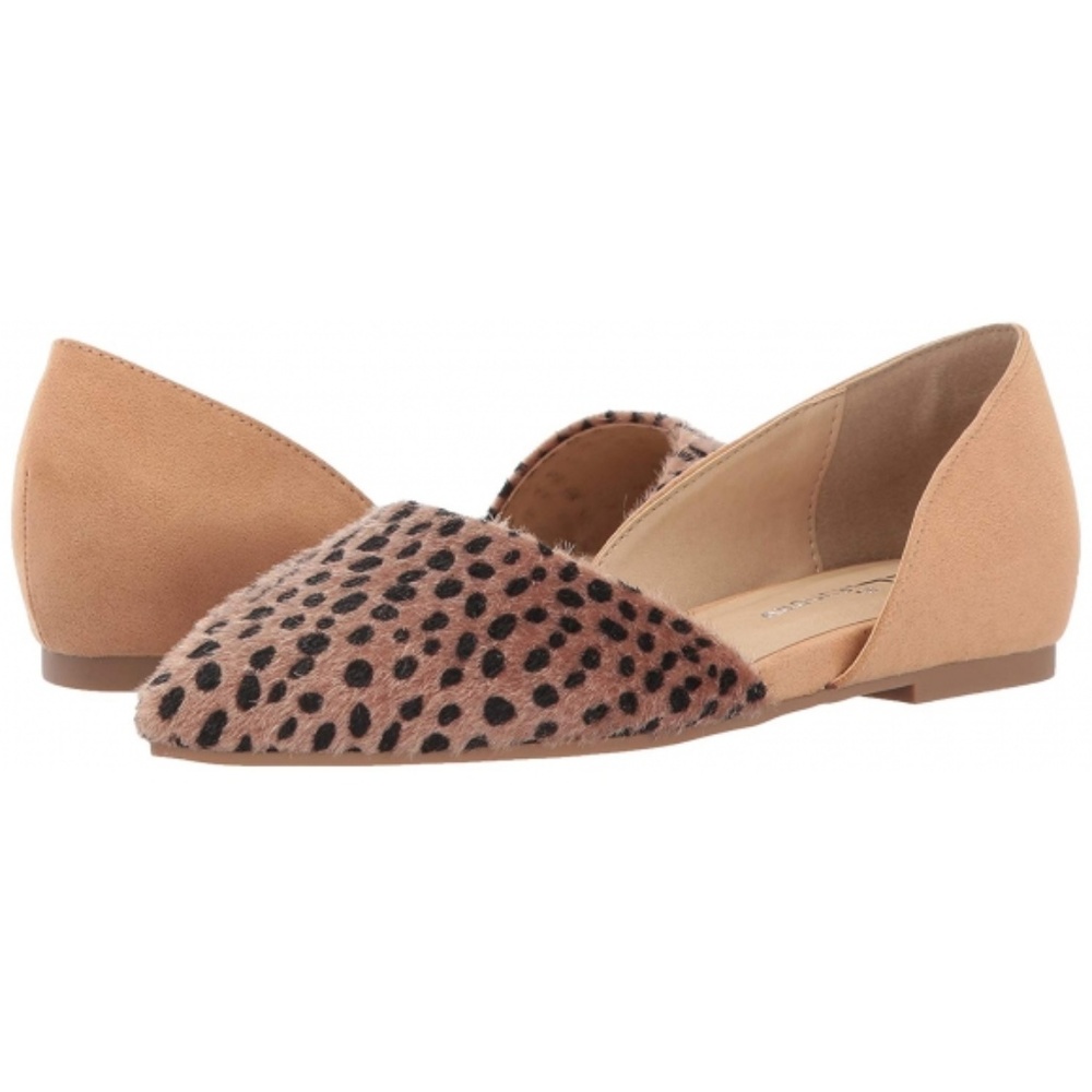 CL by Chinese Laundry Women's Hearty Pointed Toe Flat, Cheetah, 8.5 M US - NEW - Picture 7 of 7